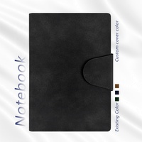 Carnet de notes A5 à couverture rigide, logo personnalisé en relief, reliure cousue, ensemble cadeau d'entreprise en cuir 2027, exécutif