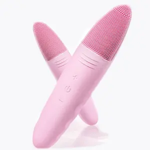 J01 High Quality Fashion Mini Hand-Held Silicone Facial Care Massager Facial Cleansing Instrument for Face & Skin for Head