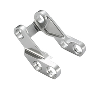 Levier à bascule en aluminium forgé sur mesure de type L pour la réglage de la suspension de vélo et le mécanisme de verrouillage du cadre de vélo pliant