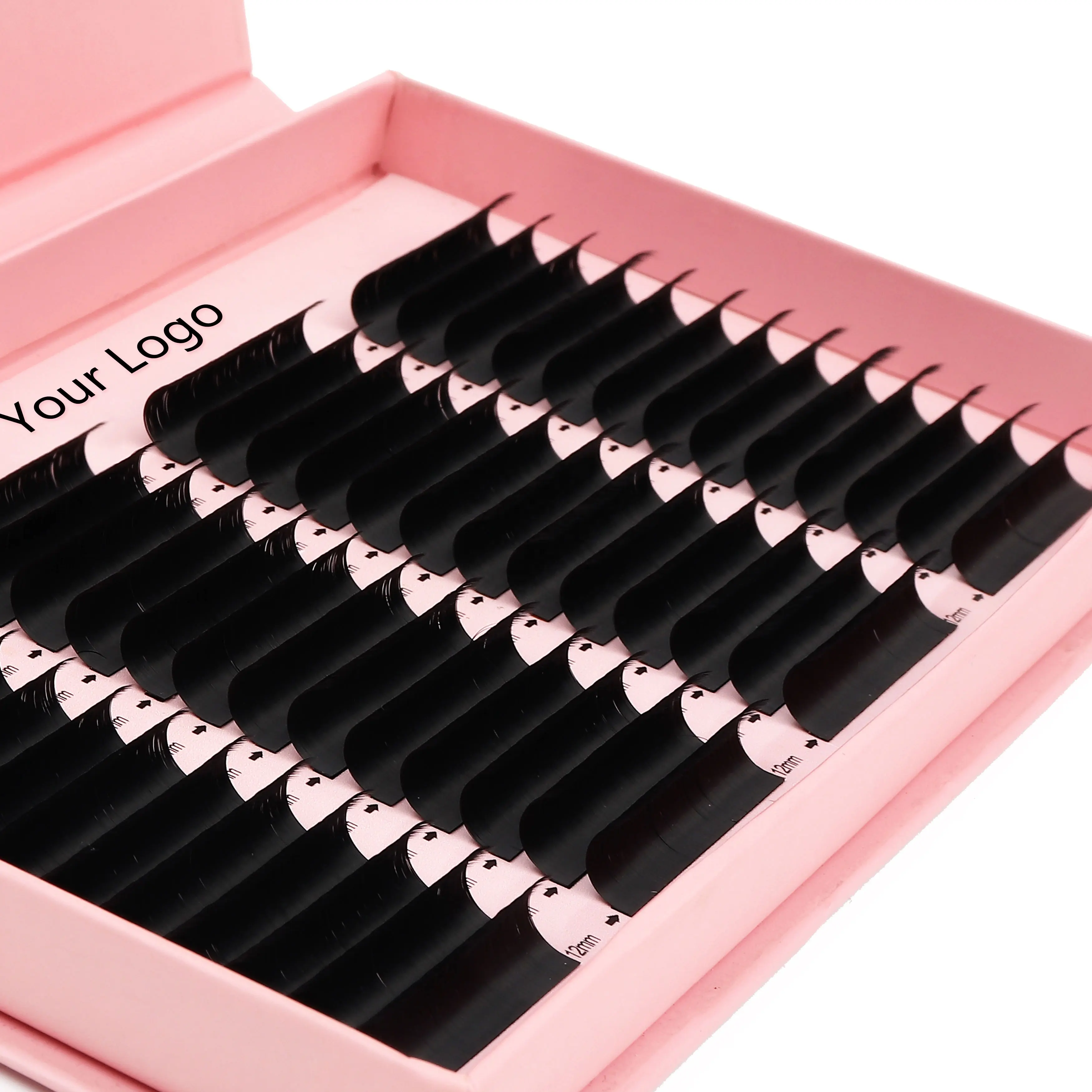 XIUSUZAKI las extension trays volume soft silk lash extensions 25mm mink eyelash vendor eyelashes extension premium