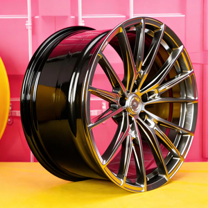 6x139.7 4x4 <span class=keywords><strong>Logo</strong></span> personnalisé CNC 20 21 Jantes sportives en aluminium aéronautique poli avec lèvre, homologuées DOT, haute vitesse, avec valves sans équilibrage - Product Image 1