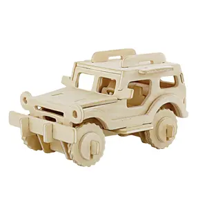Robotime brinquedos educativos jp232, fábrica, quebra-cabeças de madeira, autismo 3d, diy, brinquedo de quebra-cabeças de madeira