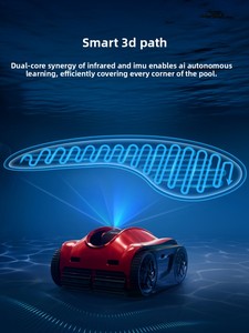 Nuevo Robot Limpiador de Piscinas Robótico, el Mejor Robot Aspirador para Piscinas Enterradas, Accesorios de Limpieza K Pro 120 de Alta Eficiencia - Product Image 2