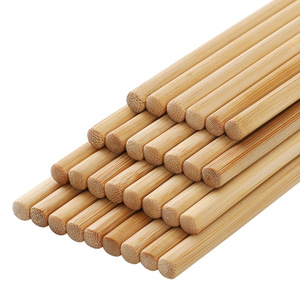 Palillos de bambú carbonizados, palillos para cocina comercial y uso doméstico, sin pintar y sin cera, 50 pares, para hot pot - Product Image 5