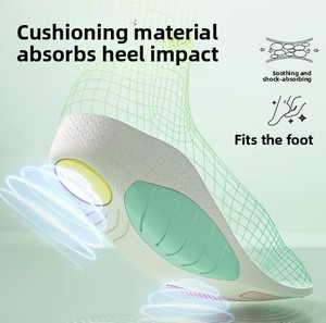 Flat Feet Shoes Comfortable Anti-Pain Long Standing Sweat-Absorbing Odor-Resistant Gel Insoles - Product Image 3