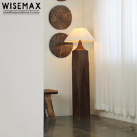 WISEMAX FURNITURE Français rétro lampadaire lumière luxe tissu lampe de table antique LED lampe de bureau décor à la maison pour villa hôtel chambre à coucher