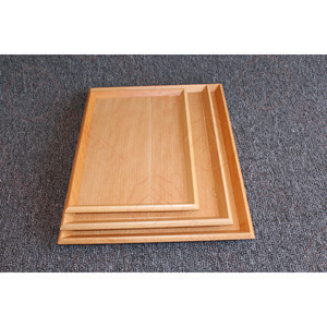 ถาดเสิร์ฟไม้ทรงสี่เหลี่ยม ทำจากไม้บีช สำหรับชา กาแฟ ใช้ในโรงแรม ดีไซน์เรียบหรู สีพื้น - Product Image 5