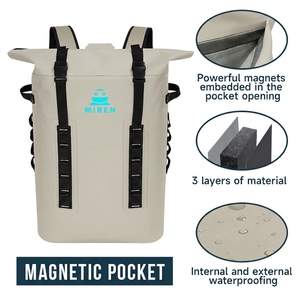 Mochila Nevera Aislada Térmica Impermeable Moderna y Portátil <span class=keywords><strong>MIREN</strong></span>, Retención de Hielo por 3 Días, Capacidad para 30 Latas de Vino y Comida - Para Exteriores - Product Image 2