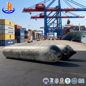 Bolsas de Aire Industriales Marinas de la Marca ZHH, Originales de Shandong, Certificadas por CCS, de Caucho, Negras, de Alta Calidad, las Más Vendidas - Product Image 1