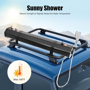Réservoir d'eau de toit pour voiture 4x4, nouveau design, connexion rapide, matériau PVC léger, douche pour véhicules tout-terrain - Product Image 2