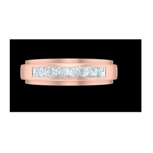 Anillo de Compromiso y Boda de Lujo para Mujer, con Diamante CVD Cultivado en Laboratorio, Corte Brillante, Biselado, Chapado en Oro sobre Plata de Ley, Estilo Vintage - Product Image 2