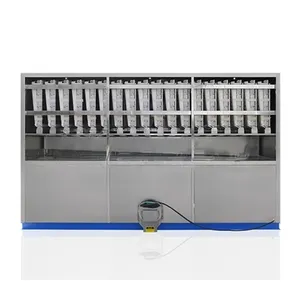 Machine à manger de la glace Grande machine de fabrication de glace commerciale 5 tonnes par jour utilisée pour vendre des glaçons aux supermarchés pour la réfrigération