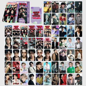 Lot de 92 cartes K-pop : 60 photocards et 32 autocollants du groupe Idol pour la tournée mondiale 2026 - Cartes Lomo de l'équipe K-pop - Product Image 2