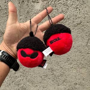 Porte-clés en peluche courte exclusif « Acajou et châtaigne » pour le concert de J-Hope à Séoul, accessoire de sac - Product Image 4
