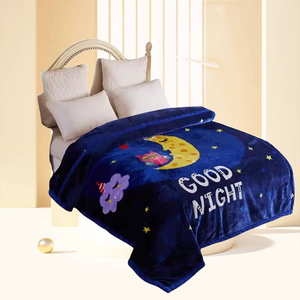 Manta de Felpa Suave y Cálida Reversible Ecológica con Estampado Personalizado de Imitación de Visón Coreano Pesado para el Invierno - Product Image 4