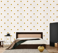 Papier peint mural en mousse XPE 3D imperméable auto-adhésif en gros, décoration facile, chambre à coucher, maison chaleureuse, plafond, papier peint de pièce