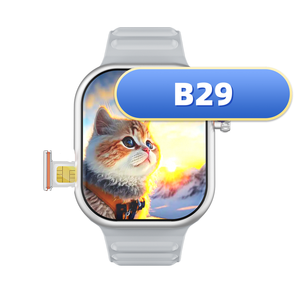 Montre connectée Android B29 en promotion avec caméra <3MP, prise en charge de la carte SIM 4G, suivi d'activité physique, écran TFT, boîtier en alliage, étanche 3ATM, vidéo - Product Image 1