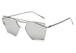 Gafas de Sol Vintage para Mujer, Diseño Personalizado con Logotipo, Montura Grande de Aleación Unisex, Estilo Irregular, Moda 2020 - Product Image 2