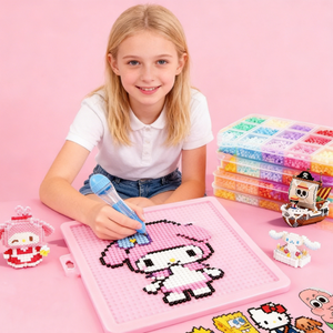 ชุดของเล่นลูกปัดร้อน DIY ขนาด 2.6 มม. สำหรับเด็ก ชุดของเล่นเสริมสร้างจินตนาการและความคิดสร้างสรรค์ ปลอดภัย ขายดีจากโรงงาน เหมาะสำหรับเทศกาลอีสเตอร์ - Product Image 1