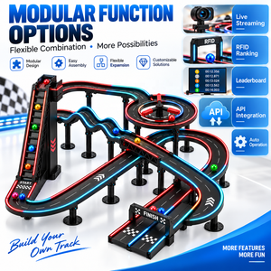 Nouvelle Arrivée Piste de Course Électrique à Thème Personnalisé avec Ascenseur Motorisé pour Jeux Compétitifs de Course de Billes - Product Image 2