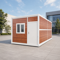 Maison conteneur pliable en acier polyvalente : bureau, villa, hôtel extérieur, toilettes, cuisine, appartement