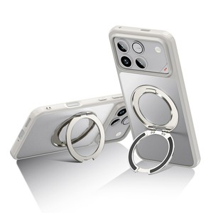 Étui de téléphone portable transparent mat en TPU PC antichoc avec support d'anneau, <span class=keywords><strong>coque</strong></span> arrière <span class=keywords><strong>pour</strong></span> <span class=keywords><strong>Honor</strong></span> Win Phone Cover Cases - Product Image 1