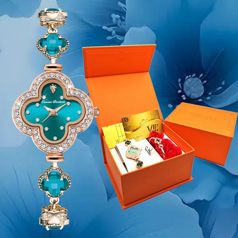 Lake Blue - Rose Gold Case