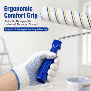 Rullo <span class=keywords><strong>per</strong></span> Pittura da 9 Pollici <span class=keywords><strong>per</strong></span> Pittori Professionisti, <span class=keywords><strong>per</strong></span> Grandi Aree di Pareti e Soffitti, Rivestimento in Emulsione, Strumento di Pittura da 228mm, Vendita all'Ingrosso - Product Image 4