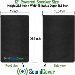 Funda Protectora para Altavoz, Muestra Gratuita, 1800D, Fundas Exteriores Resistentes para Altavoces PA, para Altavoces Bluetooth Portátiles - Product Image 3