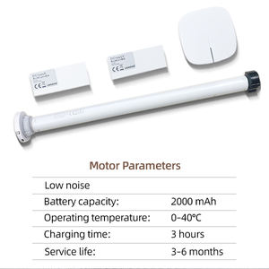 Stores romains verticaux motorisés intelligents intégrés avec contrôle <span class=keywords><strong>de</strong></span> la lumière occultante Tuya, directement <span class=keywords><strong>de</strong></span> l'usine pour le bureau - Product Image 6
