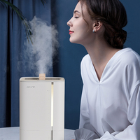 Humidificateur à ultrasons électrique 5,5 L à vapeur froide, machine à brouillard, pour la maison et la chambre à coucher - Meilleures ventes