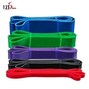2022 Hot Sell Workout Pull Up Assist Exercise Fitness Elastic Band Gym Rubber Long Resistance Latex Resistance Band