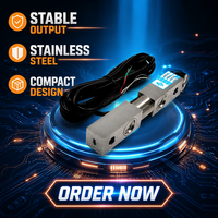 SWJ SUQ Seri 500kg Double Ended Shear Beam Load Cell Sensor Gaya Industri Paduan Baja Tahan Karat IP66 ISO9001 CE ROHS OIML