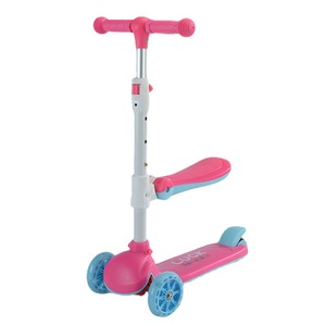 สกู๊ตเตอร์เด็กพร้อมที่นั่งปรับระดับความสูงได้ สำหรับเด็กอายุ 1-12 ปี แบบเข็น 3 in 1 ของเล่นขี่ได้ - Product Image 5