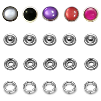 Perle Prong Snap Bouton Fashional 4 Pièces Prong Snap Boutons Vêtements Perle Snap Bouton Bijoux