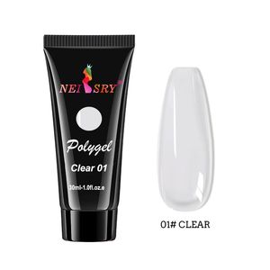 Gel adhésif Neissry Ice pour extensions capillaires, kit d'<span class=keywords><strong>extension</strong></span> rapide pour ongles, lampe UV, polygel, embouts pour usage en salon, prix usine - Product Image 1