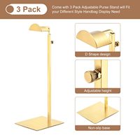 Support de présentation pour sacs à main en acier inoxydable écologique pour femmes, lavable, designs personnalisés, support métallique pour sacs de magasin de détail, marque AURORA