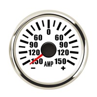 Ampèremètre marin 52 mm étanche analogique, jauge AMP +/-150A 9-32V pour bateau, yacht, navire, panneau de commande