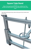 Équipement de transport mobile en acier inoxydable personnalisable pour bouteilles d'eau minérale, convoyeur à rouleaux motorisé