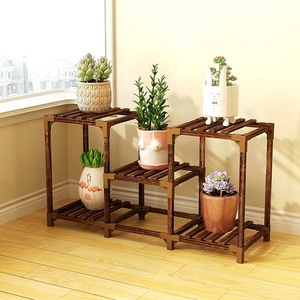 <span class=keywords><strong>Support</strong></span> à plantes à plusieurs niveaux en bois massif d'eucalyptus K&B, porte-pot <span class=keywords><strong>de</strong></span> <span class=keywords><strong>fleurs</strong></span> - Product Image 1