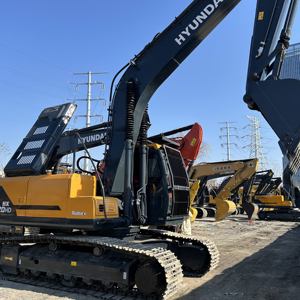 Excavatrice sur chenilles hydraulique d'occasion Hyundai HX220HD 220HD HX220 de 22 tonnes d'origine coréenne, excavatrice Hyundai d'occasion à vendre - Product Image 1