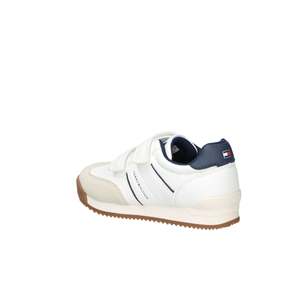 Zapatillas Tommy Hilfiger para Niños, Blancas y Azules, con Cierre de Velcro, Estilo Casual - Product Image 3