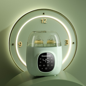 Calentador de leche con pantalla táctil LCD doble portátil 2 en 1, calentador de biberones, aislamiento de calefacción automático, calentador y esterilizador para bebés - Product Image 3