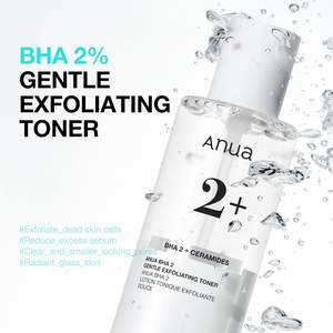 Anua Bha 2 Tonique Exfoliant Doux 150 ml Pour Tous Types de Peau avec Céramides et Acide Salicylique - Product Image 3