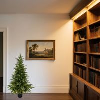 Arbre de Noël artificiel en pin PE dense, type bonsaï, plante artificielle en pot, pour hall d'hôtel et aménagement paysager de jardin