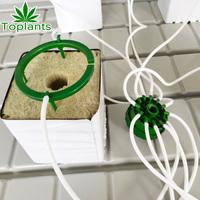 Kits de culture hydroponique avec système d'irrigation par goutte à goutte pour 12 plantes, diffuseur de bulles