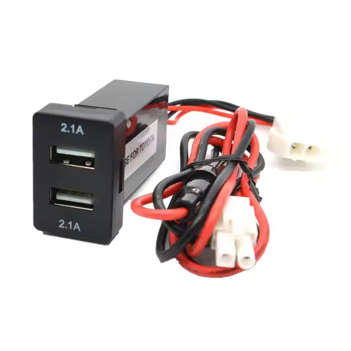 Panneau de prise de chargeur, 12V 3.1A Prise de chargeur USB double - Chine Pris