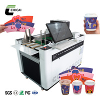 Chicai Nieuwe Automatische Single Pass Digitale Inkjetprinter met Pigmentinkt voor Pizza dozen, papieren zakken & bekerfans