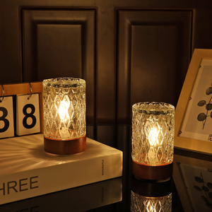 Nordic Night Light Romantic Ambience Luxury Modern Decorative Bedroom <b>Bedside</b> Hotel Cordless Portable Rechargeable <b>Table</b> Lamp - Product Image 2