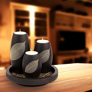 <span class=keywords><strong>Portacandele</strong></span> Tealight matrimonio conico <span class=keywords><strong>in</strong></span> <span class=keywords><strong>legno</strong></span> economico - Product Image 4